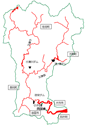 小瀬川　水位または流量の予報に関する基準地点