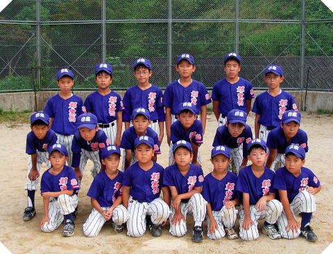 郡家西少年野球クラブの皆さん(1)