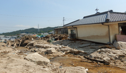 土砂災害広島県安芸郡坂町（総頭川）