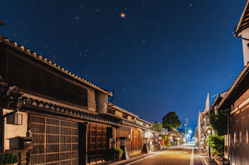 【作品名】夜の音 撮影者：小原 悠一郞 様 夢街道ルネサンス認定地区名：出雲街道津山城東むかし町（岡山県津山市西新町）