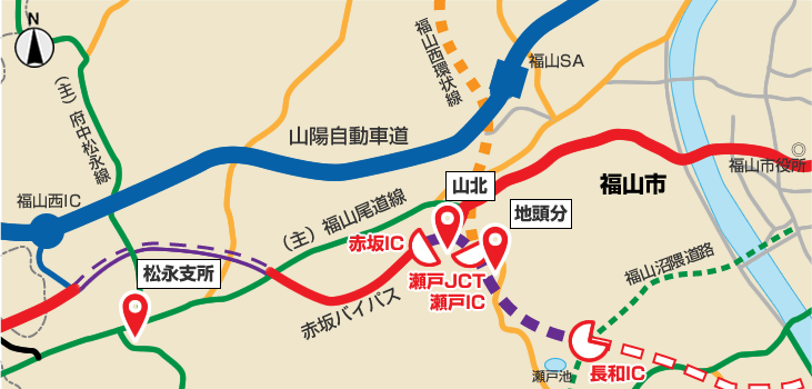 国土交通省　中国地方整備局　福山河川国道事務所一般国道2号　福山道路