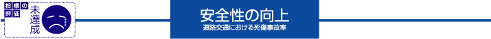 安全性の向上～道路交通における死傷事故率～