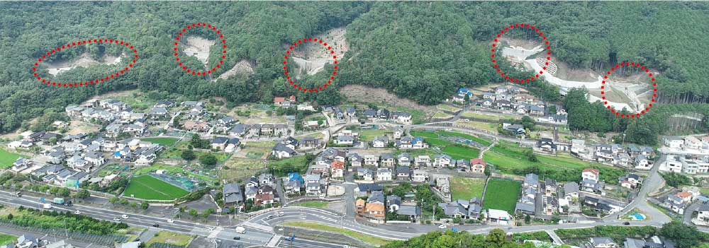 城北地区砂防堰堤群（広島市安佐北区可部）