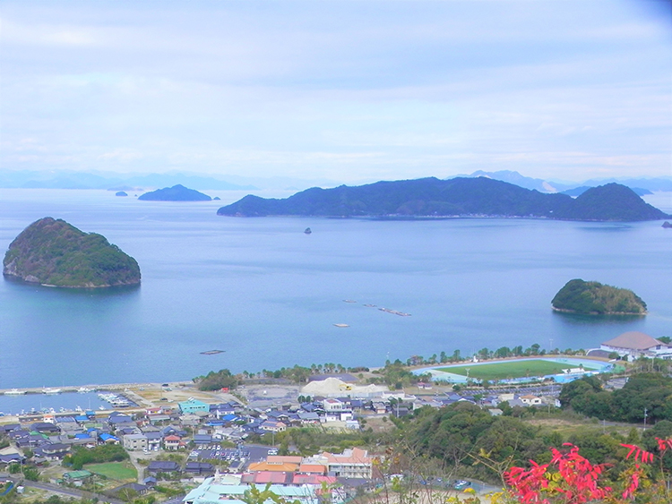 城山(じょうやま)頂上からの眺め