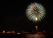 夏の夜空を彩る花火