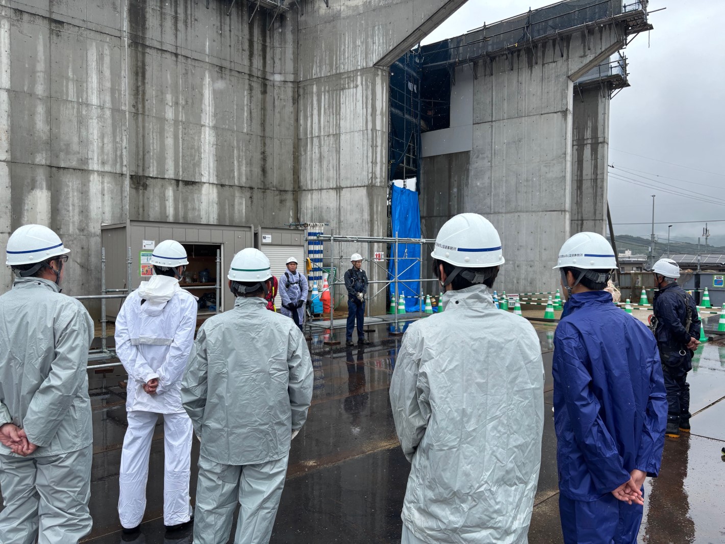 玉島・笠岡道路事業 危険体験訓練に参加しました！