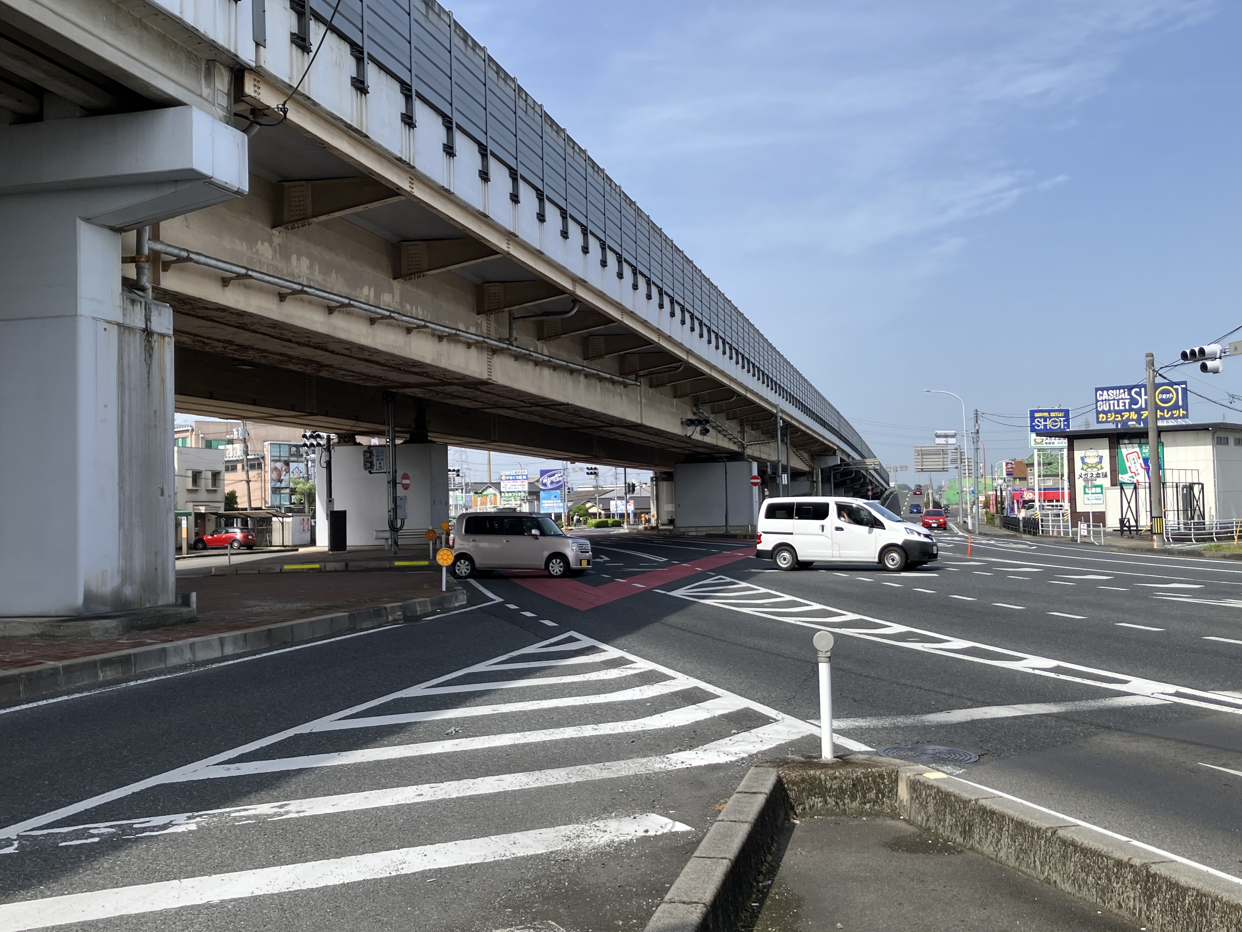 国道２号米倉第１高架橋の老朽化対策
