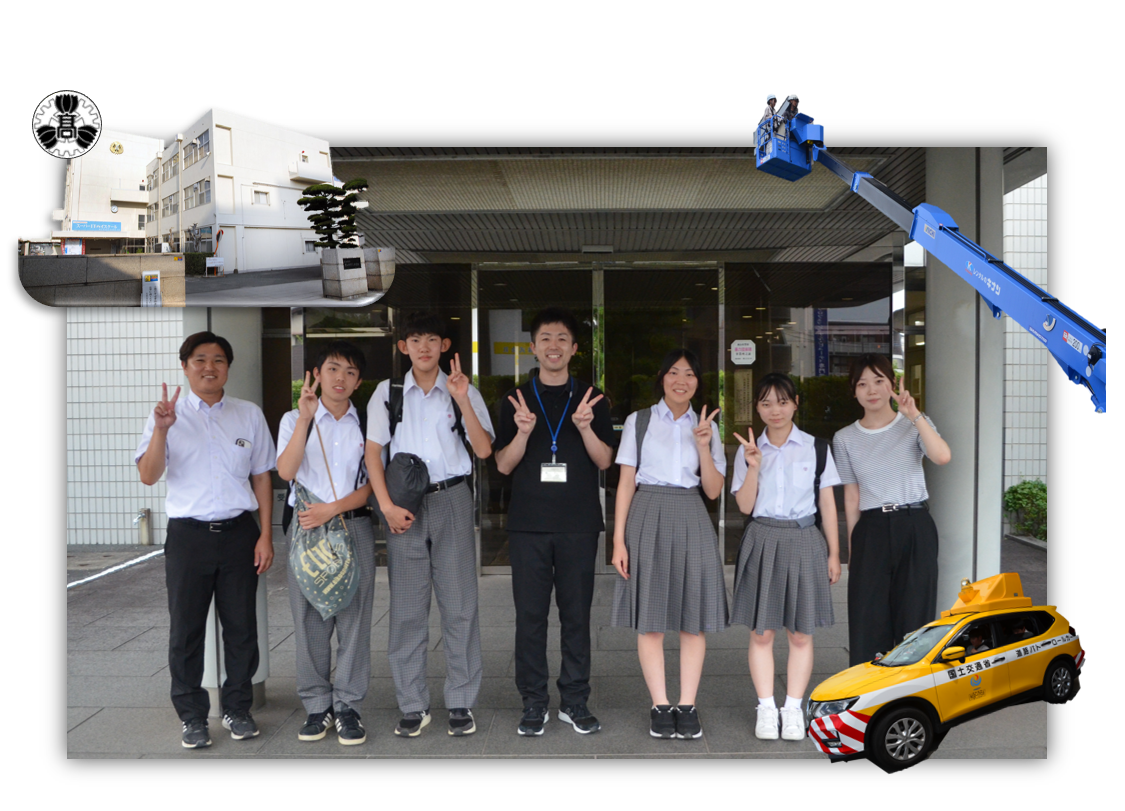 岡山工業高校生を対象にインターンシップを開催しました！