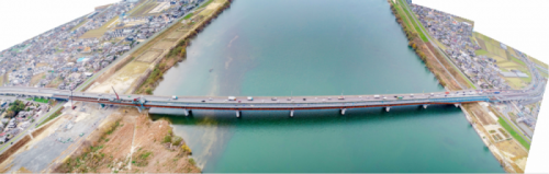 	国道２号倉敷立体事業　Ｖｏｌ．2　～新しい高梁川大橋の桁の設置が完了しました！！～	/