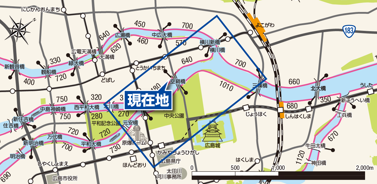 空鞘橋地図