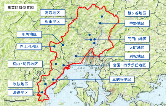 広島西部山系地図